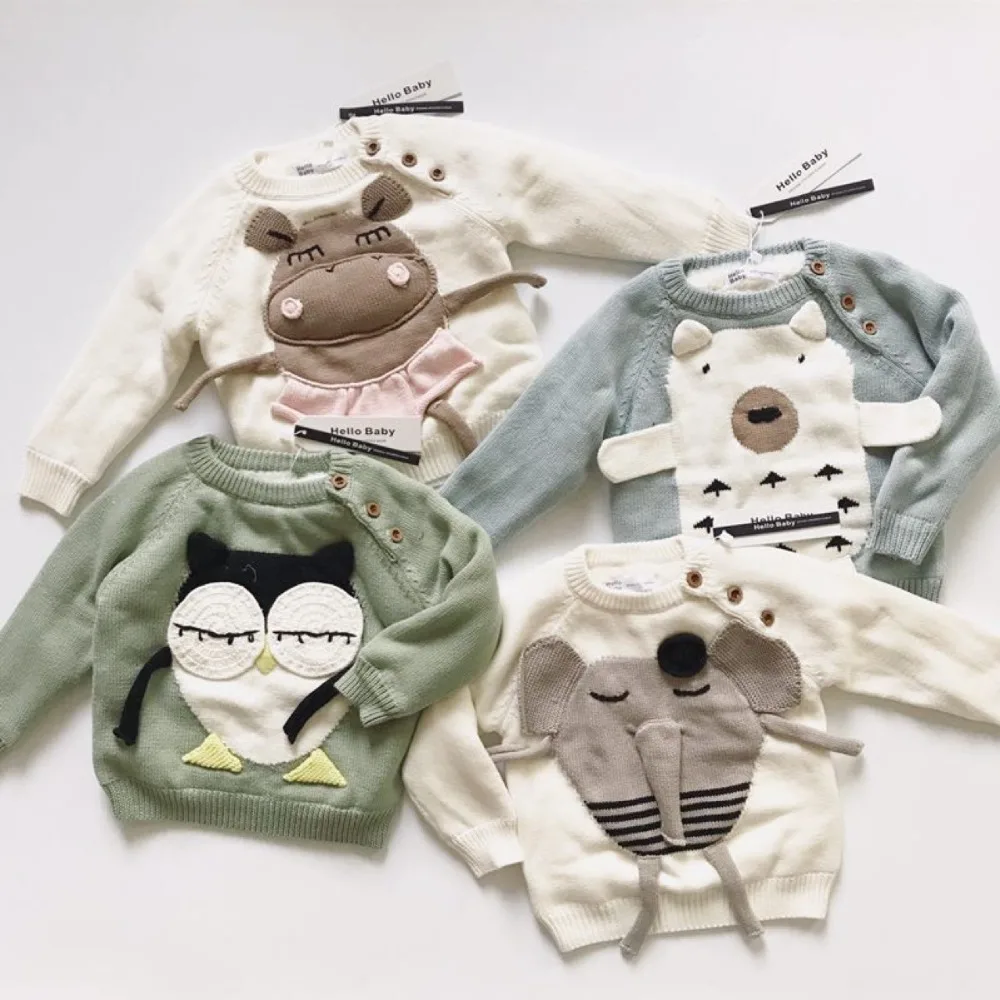 

2018 autumn winter BOBO CHOSES baby girl clothes knitted COTTON girls clothing vetement enfant fille vestidos kids clothes