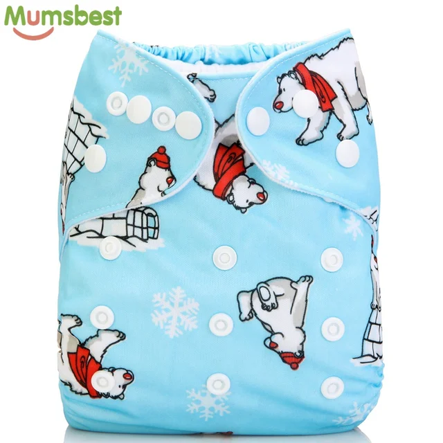 Buy [Mumsbest] Baby One Size Adjustable Cloth Diapers