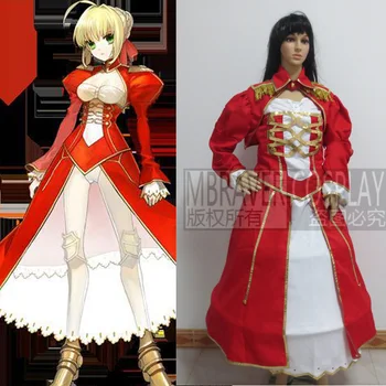 

Fate/stay night saber fate extra Cosplay Costume For women Free Shipping