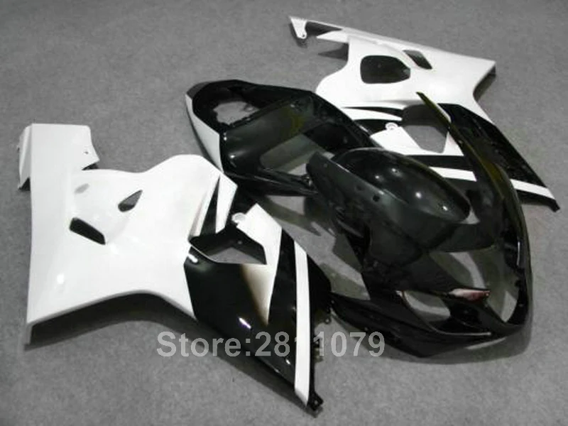 

High quality plastic fairing kit for Suzuki SRAD GSXR600 750 04 05 GSXR 600 750 2004 2005 white black fairings set TI45