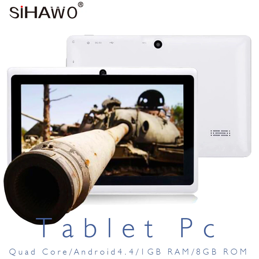 

Tablet PC for Children 7 inch Allwinner Quad Core 7021 CPU Tablet Android 4.4 Wifi WIFI 800*480P IPS OTG 1G+8G Bluetooth 3000mAh