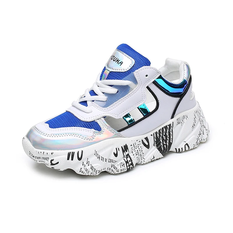 

Sneakers sandals woman 2019 new summer net red wild hollow leisure net face bottom breathable thick bottom dad shoes woman shoes