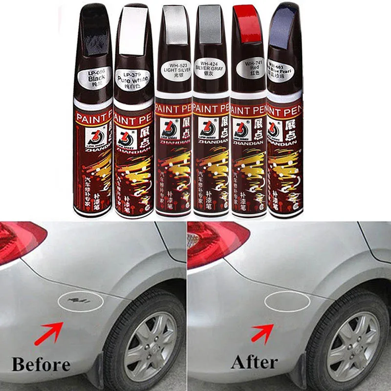 Matte Black NonToxic Touch Up Paint Pen For Cars Universal Car Scratch  Repair Remover Coat Agent Auto Mending Fill Paint Right - AliExpress