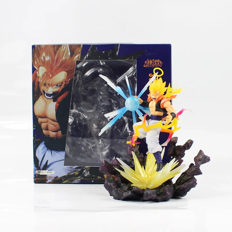 

16cm Dragon Ball Z Vegetto Super Saiyan Gogeta PVC Action Figure Model Toy fighting ver. Vegeta and Kakarotto Son Goku model toy