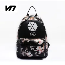 2016 Корейский Летом Новая Мода Цветок Бабочка Рюкзаки Для Подростка EXO Bigbang GD СДЕЛАНО ТОП BTS Рюкзаки Для Девушки Школы мешок