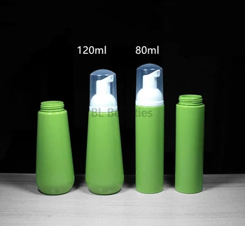 

100pcs/lot 80ml 120ml Foaming Bottle Soap Mousses Liquid Dispenser Froth Pump Green Shampoo Lotion Bottling Foam Bottles