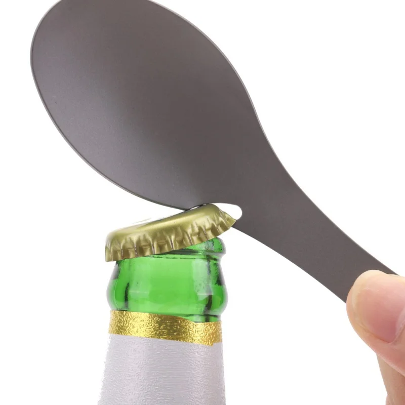 Многофункциональный Кемпинг кухонная посуда ложка Вилка открывалка для бутылок портативный инструмент из нержавеющей стали