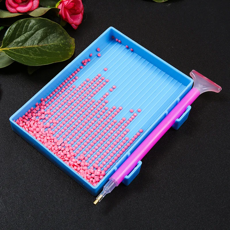 

5D Diy Diamond Painting Tray Embroidery Pen Diamond Painting Tools for 3D Painting Rhinestone Tray Crafts Tools