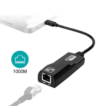 

1000Mbps Type-C LAN Network Adapter Cable RJ45 Ethernet for Macbook OS X 10.5-10.10