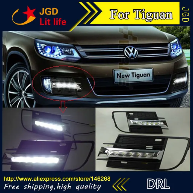 Buy Free shipping ! 12V 6000k LED DRL Daytime running