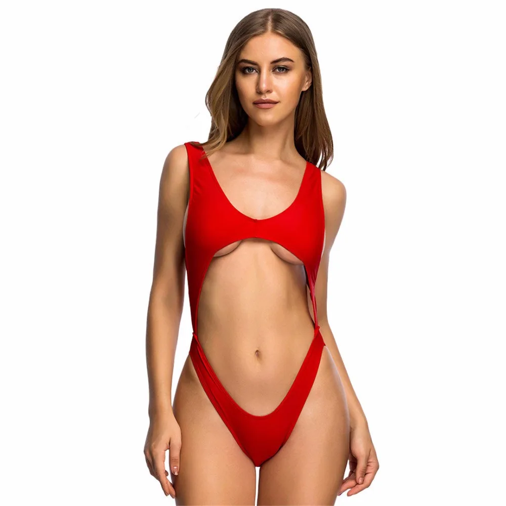 Красный, черный, белый сексуальный цельный купальник с вырезами на животе, женский купальник, женский купальный костюм, одежда для плавания, монокини, K110