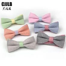 2 шт. Для мужчин S pajaritas Свадебная вечеринка лук Галстуки полиэстер бабочка галстук Для мужчин одноцветное Цвет галстук-бабочка Регулируемый Бизнес лук Галстуки