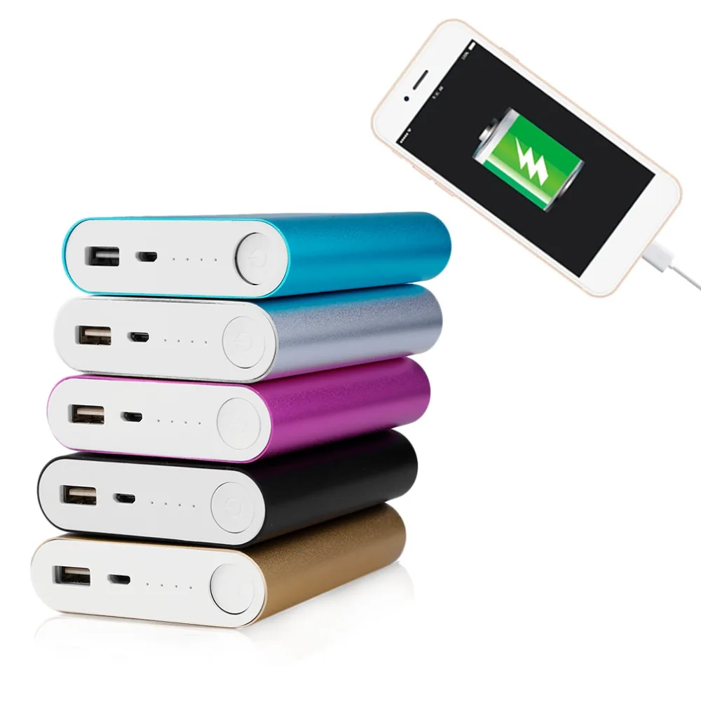 Внешний аккумулятор 4*18650 чехол для аккумулятора DIY 10400mAh Набор Универсальный USB