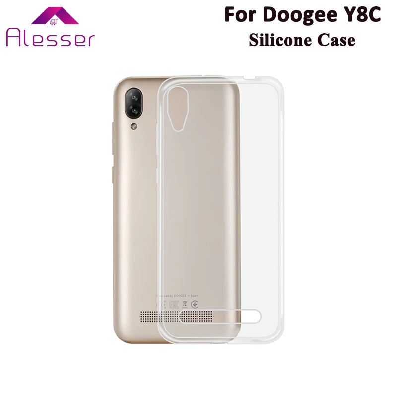 Alesser Для Doogee Y8C силиконовый чехол 6 1 ''мягкая прозрачная защитная задняя