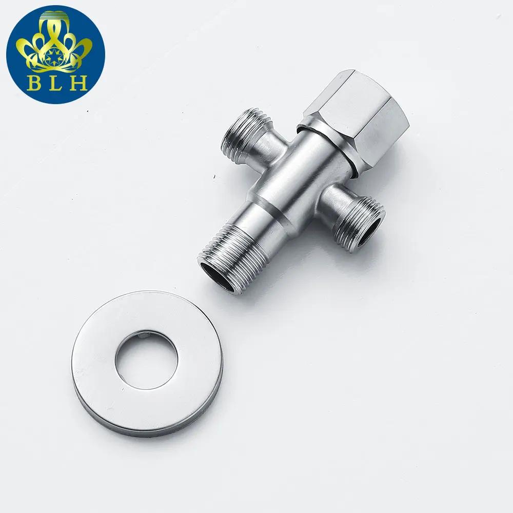 Blh Bathroom Hardware Accessories Threeway Angle Valve Toilet Bidet