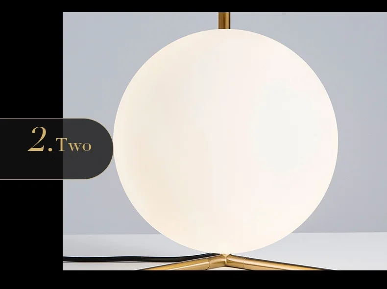 Modern LED Table Lamp Desk Lamp Light Shade Glass Ball Table Lamp Desk Light for Bedroom Living Room Floor Conner Gold Designs (8)