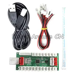 PS2/PS3/PC/XBOX360 pcb кодер USB аркада джойстик USB энкодера borad к ПК Джойстик Sanwa для аркадных игр для Комплект Аркады своими руками