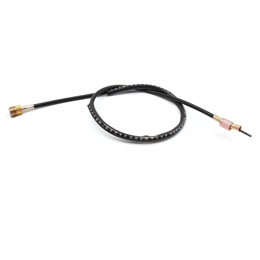 uxcell Black Rubber Coated Motorcycle Motorbike Speedometer Cable for