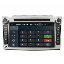 KLYDE 7 "2 Din Android 8,0 dvd-плеер автомобиля 8 Core для Subaru Legacy outback 2009-2012 автомобилей мультимедийный плеер аудио радио