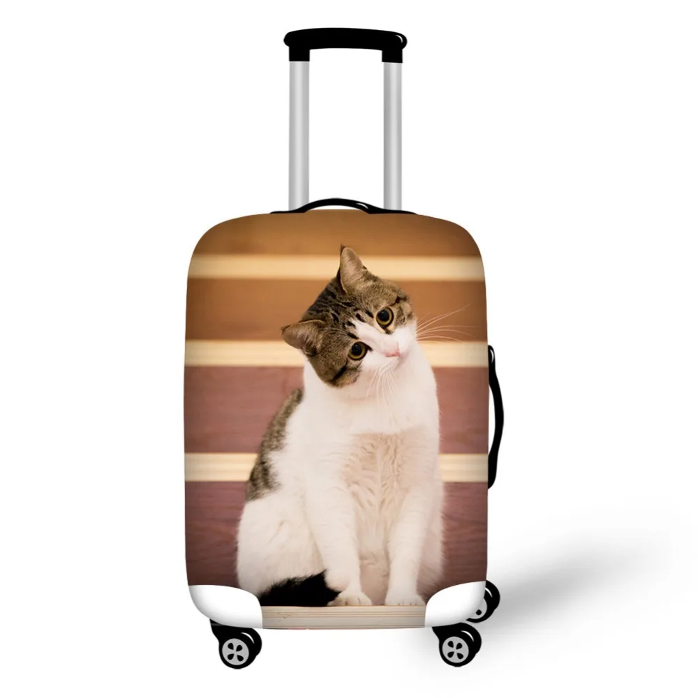 

Pet cat pattern Elastic Luggage Protective Cover Zipper Suit For 18-30 inch Trunk Case Travel Suitcase Covers Bags
