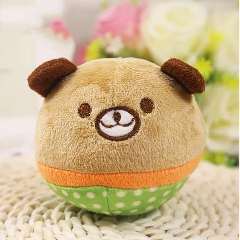 Famebeaut Soft Plush Pet Dog Toy Cute Animal Shape Squeaky -6153