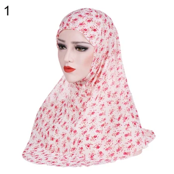 

New Vintage Chic Fashion Printed Chiffon Women Scarf Muslim Hijab Head Hat Shawl Headwear