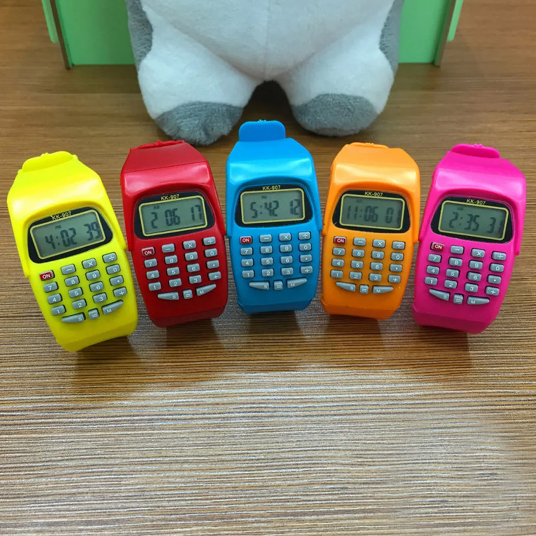 NOYOKERE цифровой Reloj Calculadora с светодиодный функцией часов, повседневные силиконовые спортивные часы для детей, многофункциональные