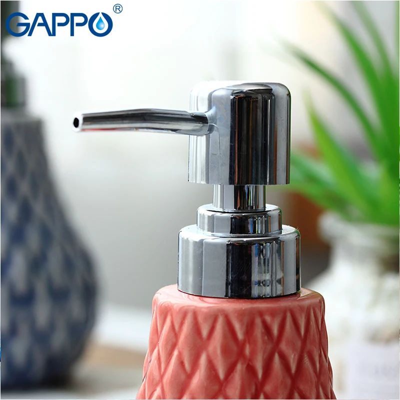 GAPPO дозаторы жидкого мыла для ванной комнаты, насос для мыла, керамическая эмульсионная бутылка, аксессуары для ванной комнаты, дозаторы для мыла
