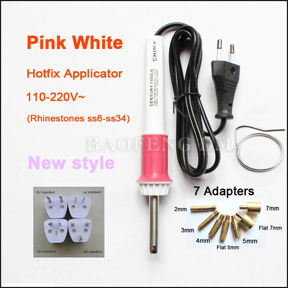

Rhinestones Self-adhesive Heating Hotfix Applicator Wand Gun Use for Rhinestones Crystals Strass hotfix Rhinestones for clothes