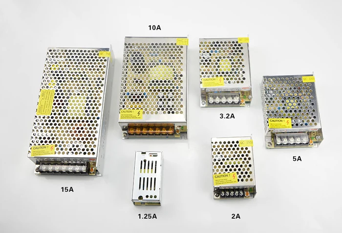 12V импульсный источник питания 1A 2A 3A 5A 10A 15A 20A 30A импульсный источник питания AC 110V 220V к DC 12V для светодиодных лент