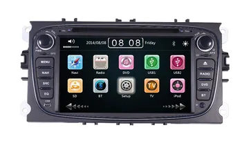 

2 din Touch Screen Car DVD Player GPS Navi for Ford Focus Mondeo Galaxy C max with Audio Radio Stereo Head Unit Free Can bus