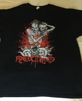 

NECRO SHIRT SUPER RARE SIZE XL AUTOGRAPHED ILL BILL PSYCHO LOGICAL NON PHIXION Cotton Men T-Shirts Classical top tee
