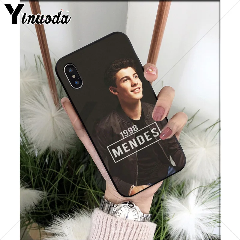 Yinuoda Shawn Mendes 98 мягкий силиконовый чехол для телефона из ТПУ для Apple iPhone 8 7 6 6S Plus X XS MAX 5 5S SE XR - Цвет: A15