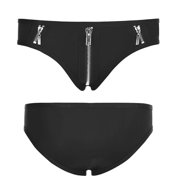 Buy Punk Rave Punk Sexy Women Black Summer Swimwear Gothic Swimsuit Bikini