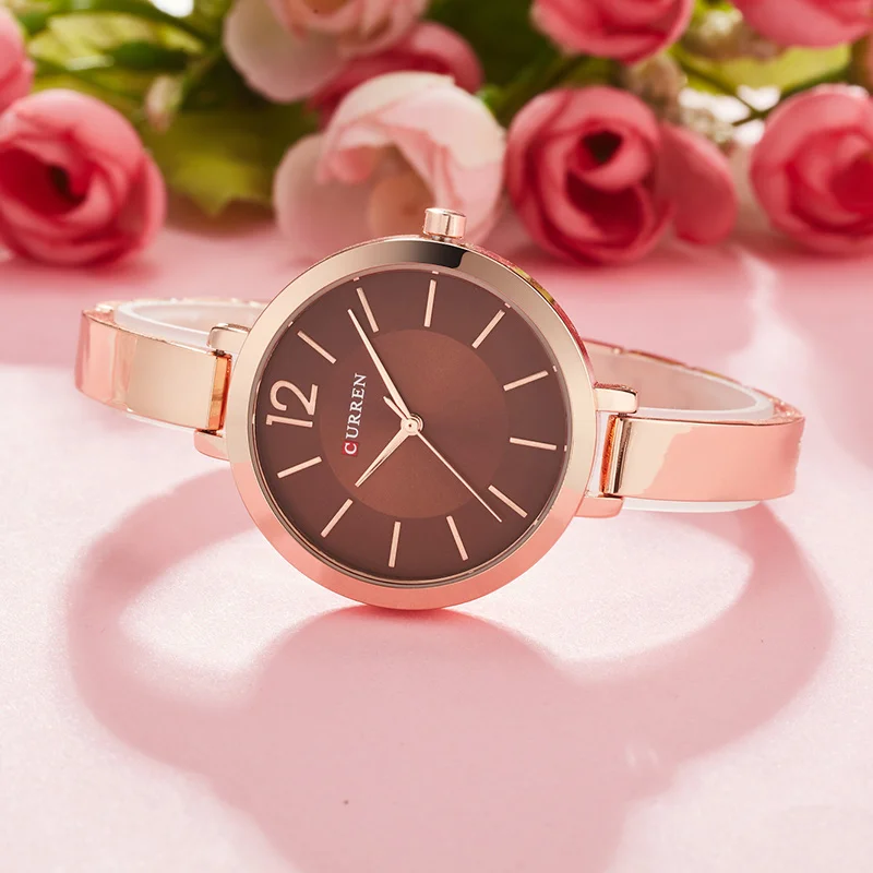 CURREN Fashion Dress Ladies Bracelet Watches Womens Quartz Stainless Steel Band Wristwatch Gift Women's Watch Reloj Mujer women watches,electronic watch