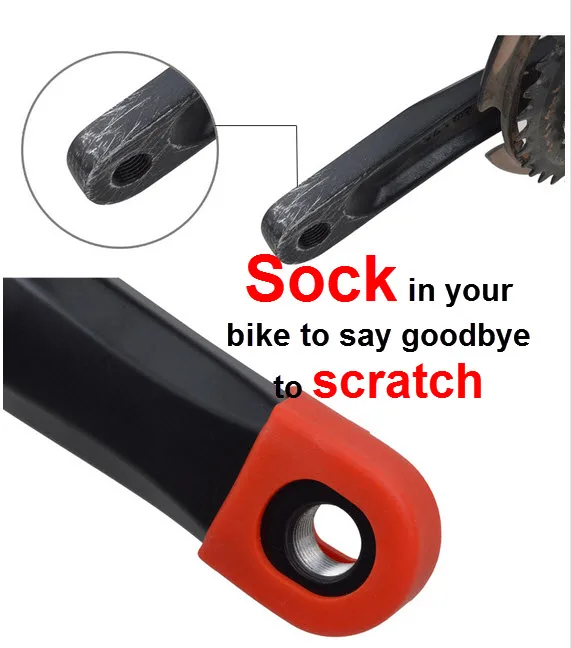 1 unid mejor calidad Mountain bike protector de manivela del cigüeñal y bielas bicicleta cubierta de la manga partes biycle hotsale compras de la gota|bicycle electric hub motor|bicycle rucksackbicycle crankset -