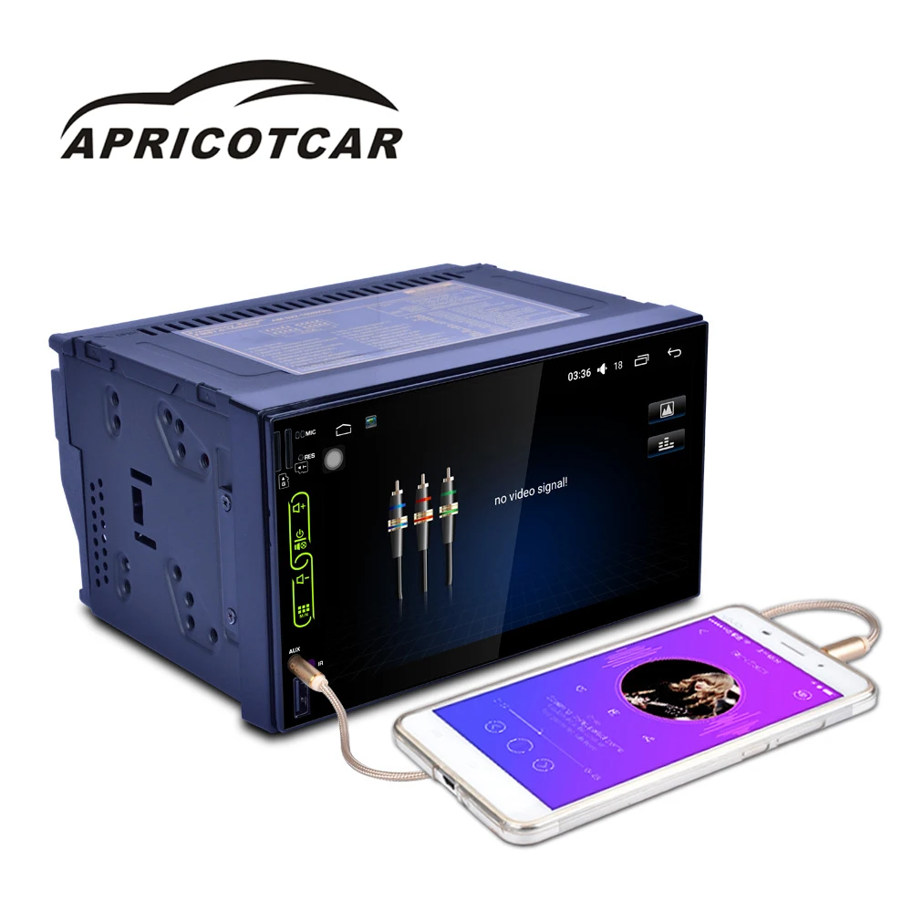 Cheap New Car Parts Quad Core Android Car MP5 Double Set 7 Inches Android GPS Full Screen Navigation Car Integrated Machine 7