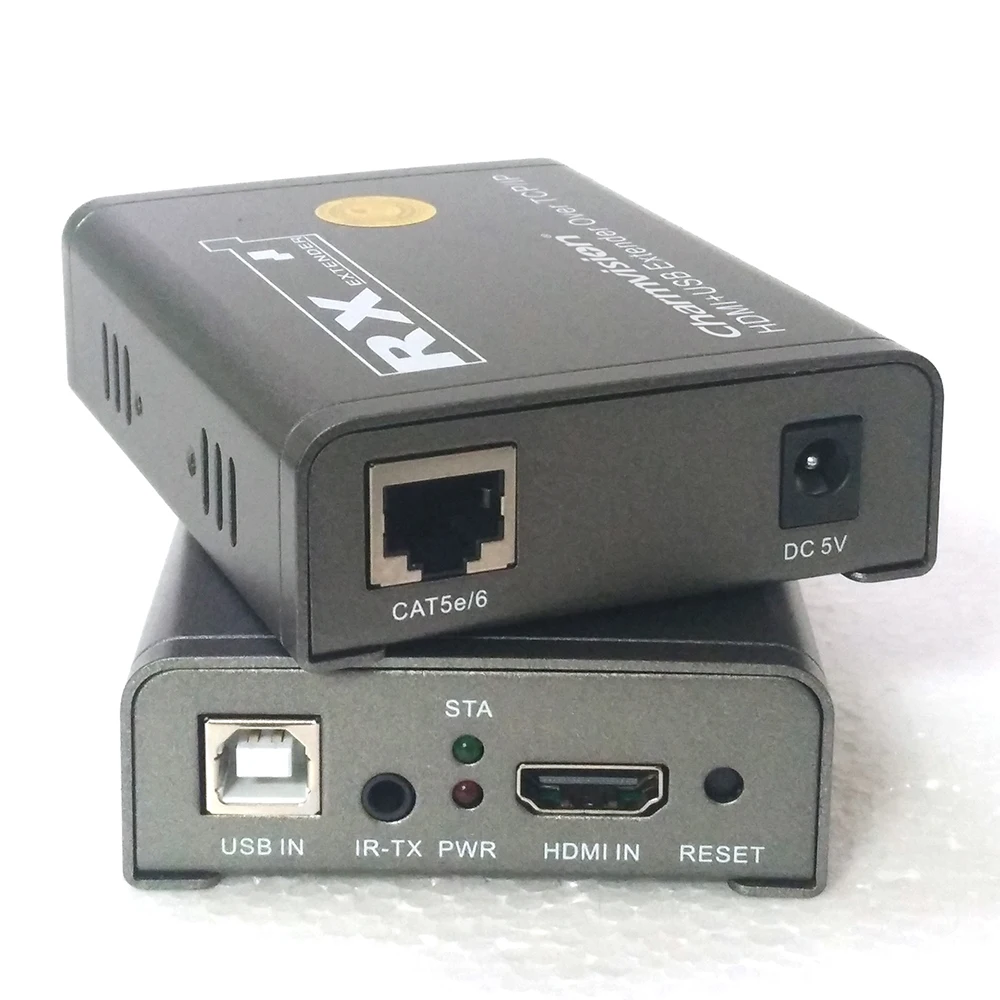 Charmvision IPKVM 120HU 120m IP USB HDMI KVM Extender over TCP IP with IR remote control 5