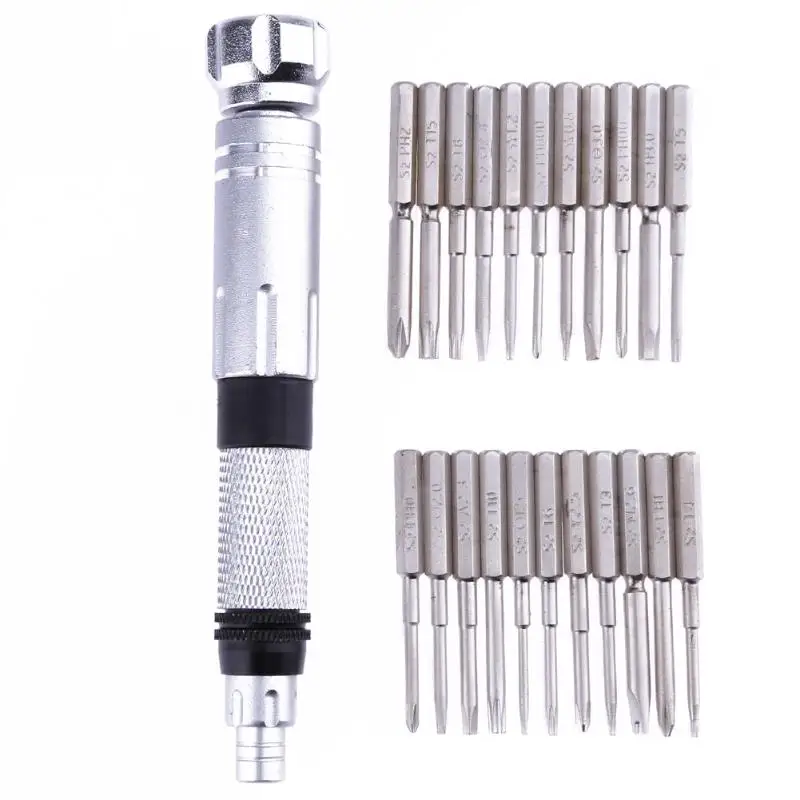 

Mini T4 to T15 Screw Driver Set 22 in 1 Phillips Torx Hex Star Hand Repair Tools Electronic Screwdrivers for Cell Phone
