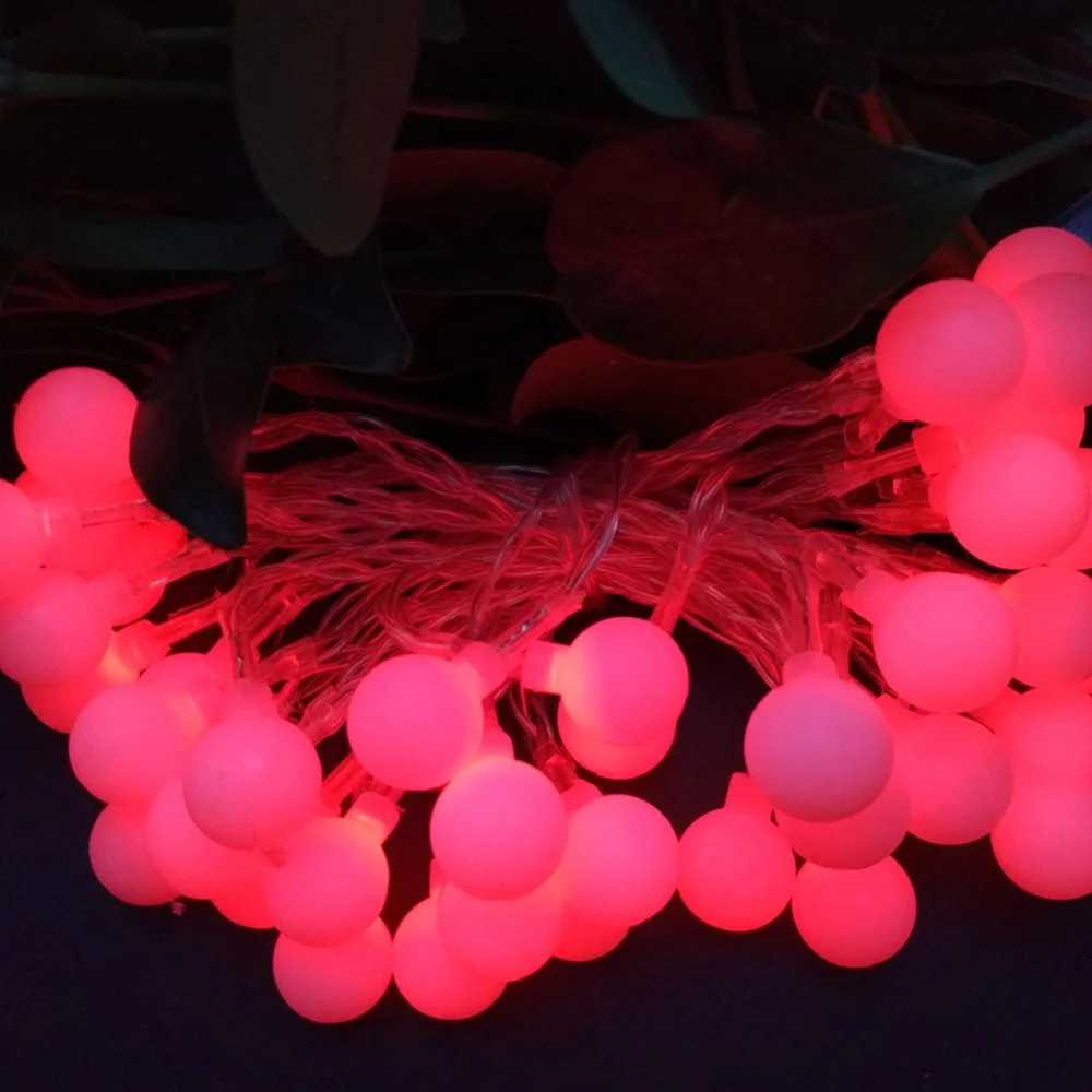 LED Star Lights Flashing Ball String AA Battery Light Christmas Decoration Stars Lights 50PCS (2)