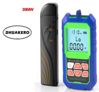 

free shipping AB20E mini FTTH Fiber Optical Power Meter with usb rechargeable RJ45 tester LED and 30mw visual fault locator