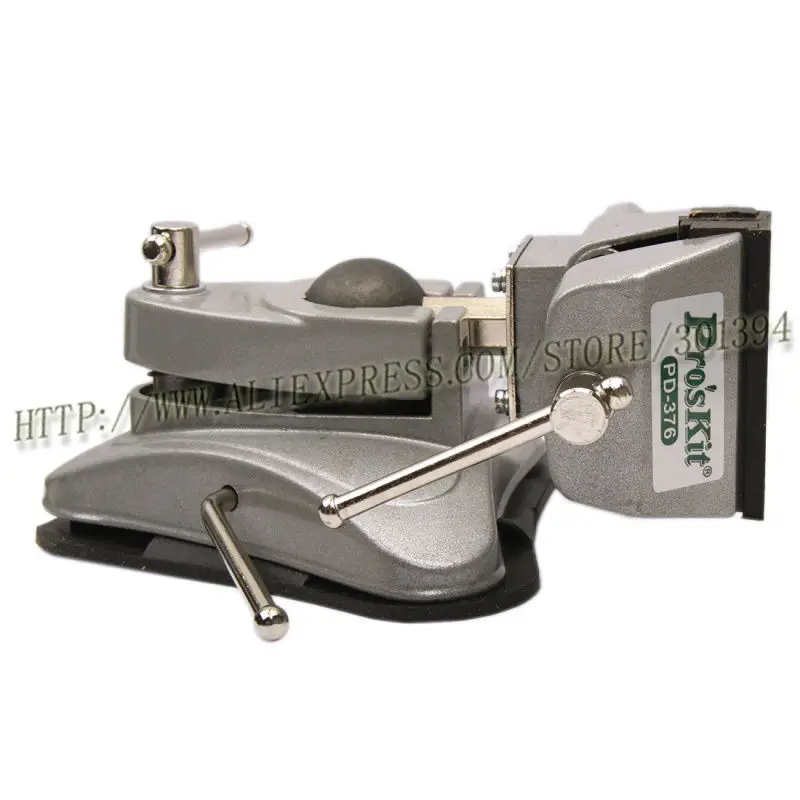 

Free pp Proskit PD-376 Multi-Angle Swivel-Actions Vacu-Vise Bench Vice Light Weight and Durable Aluminum Die-cast Construction