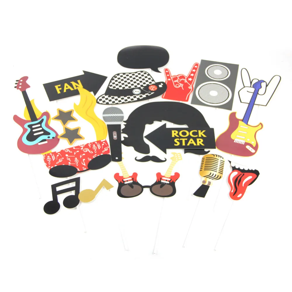 Ensemble De 18 Accessoires Rockstar Rock Party Photo Booth Pour Fete D Anniversaire Mariage Rocker Musique Theme Rock N Roll Party Decor Aliexpress Ensemble De 18 Accessoires Rockstar Rock Party Photo Booth Pour Fete D Anniversaire Mariage Rocker Musique Theme Rock N Roll Party Decor Aliexpress