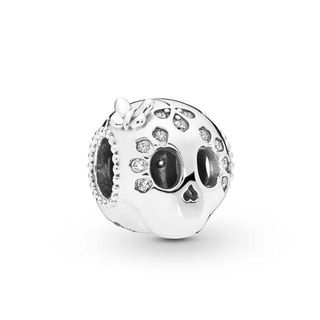 

Kristie 100% 925 Sterling Silver New 2019 Spring 797866CZ Sparkling Skull Charm Beaded High Quality Jewelry Free Shipping