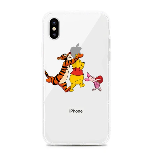 Забавный чехол для телефона Crayon Shinchan чехол для iPhone 6 6S 7 8 Plus X XS MAX XR, Прозрачная мягкая Задняя накладка чехла из ТПУ - Цвет: 6