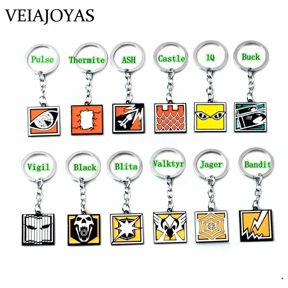 36-Styles-Game-Rainbow-Six-Siege-Key-Chains-Jager-Glaz-Metal-Keychain-Male-Car-Keyring-Holder (1)