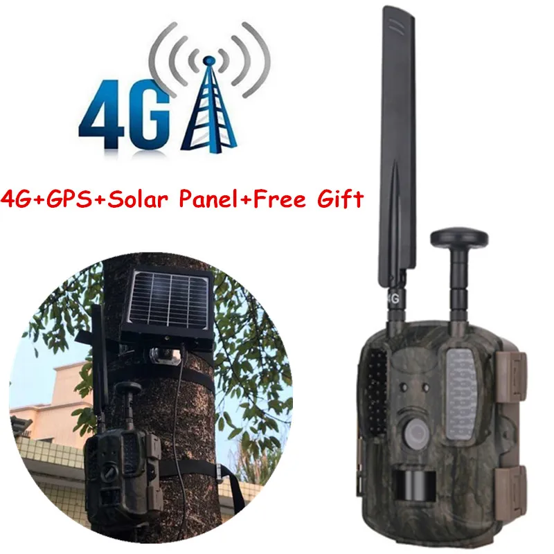 Охотничья камера ночного видения с солнечной панелью 4G 3000 мАч|Камеры для охоты| |