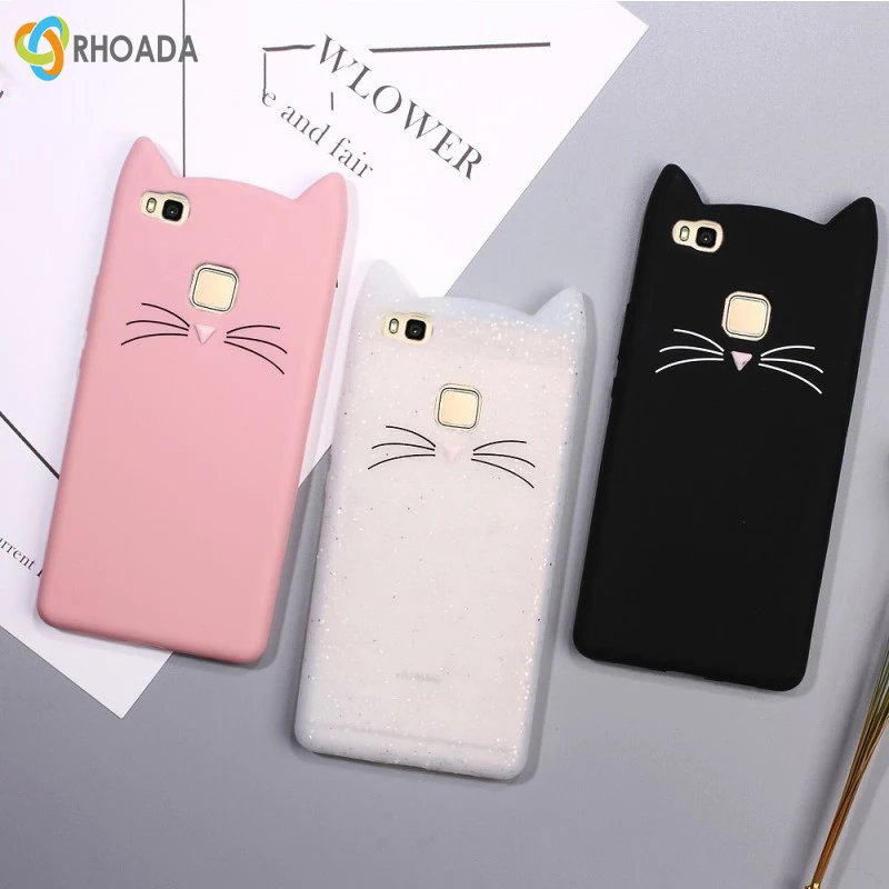 coque huawei p8 lite 2017 chat 3d