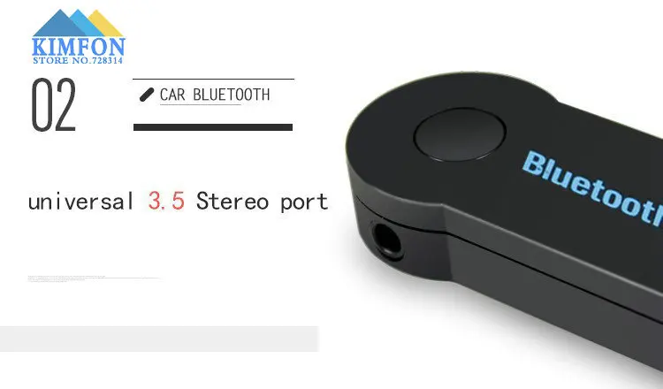 Высокое качество 200 шт. Беспроводной Bluetooth с разъемом подачи внешнего сигнала AUX музыкальный приемник адаптер громкой связи Bluetooth гарнитура с микрофоном для телефона MP3