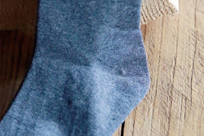 5 пар/лот Для мужчин носки стильный Крест фабричного производства Повседневное одноцветное Цвет мужские короткие носки антифрикционных
